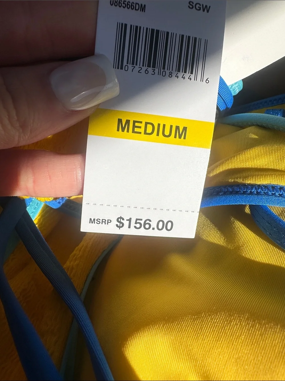 NWT Becca Sun Glow Crinkle Crush Tieside Bikini Set $156 MSRP